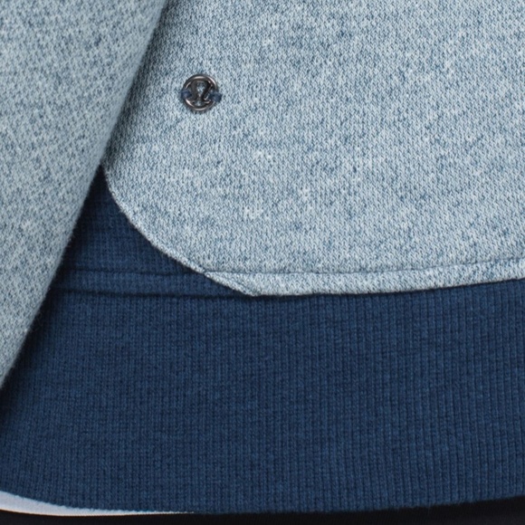 Lululemon On The Daily Hoodie Heathered Poseidon / Heathered Denim Poseidon - 2 - Picture 8 of 16